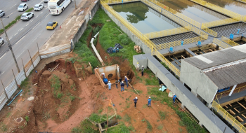 Saneago interliga adutoras de Goiânia e Aparecida